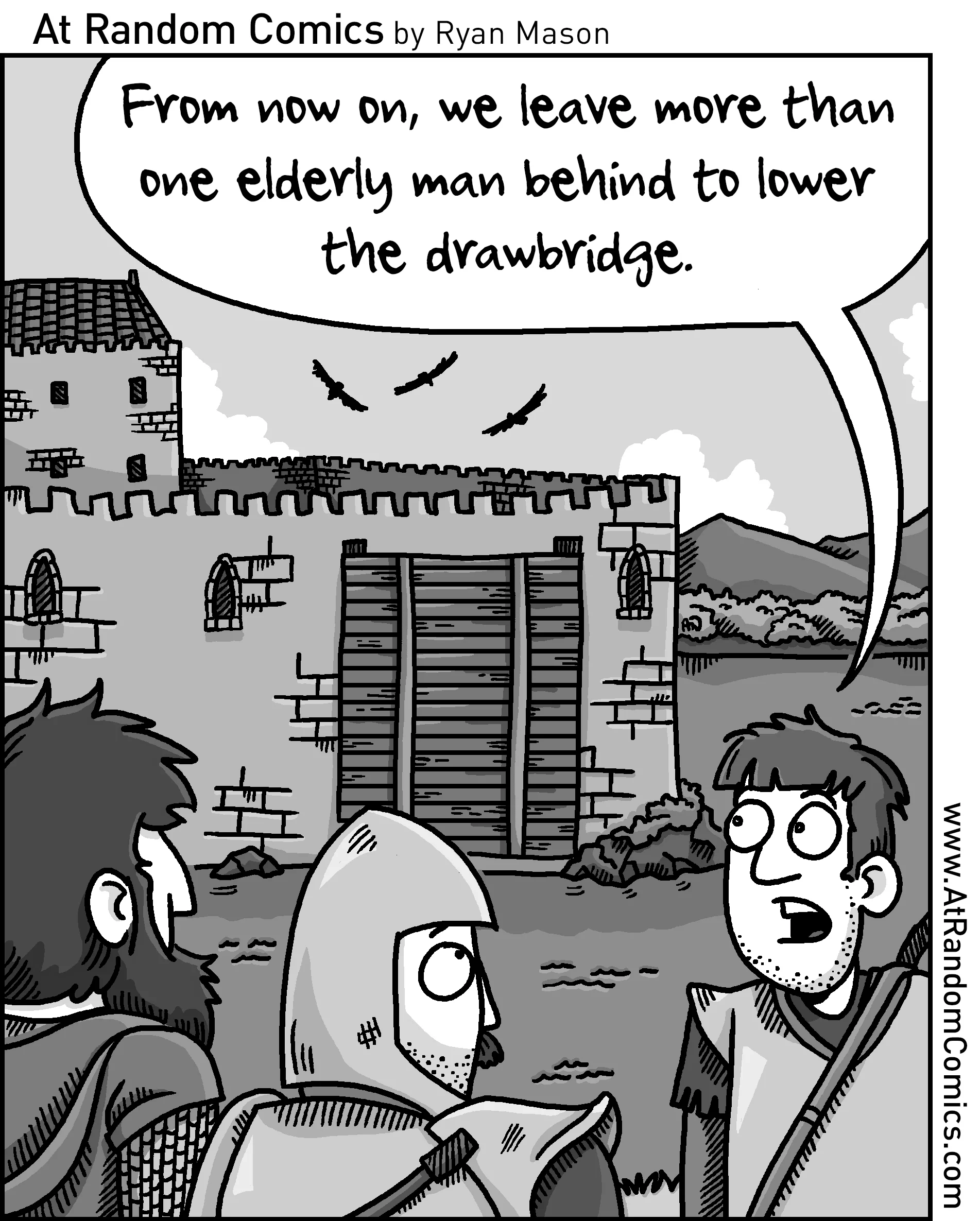 Elderly Drawbridge Operator