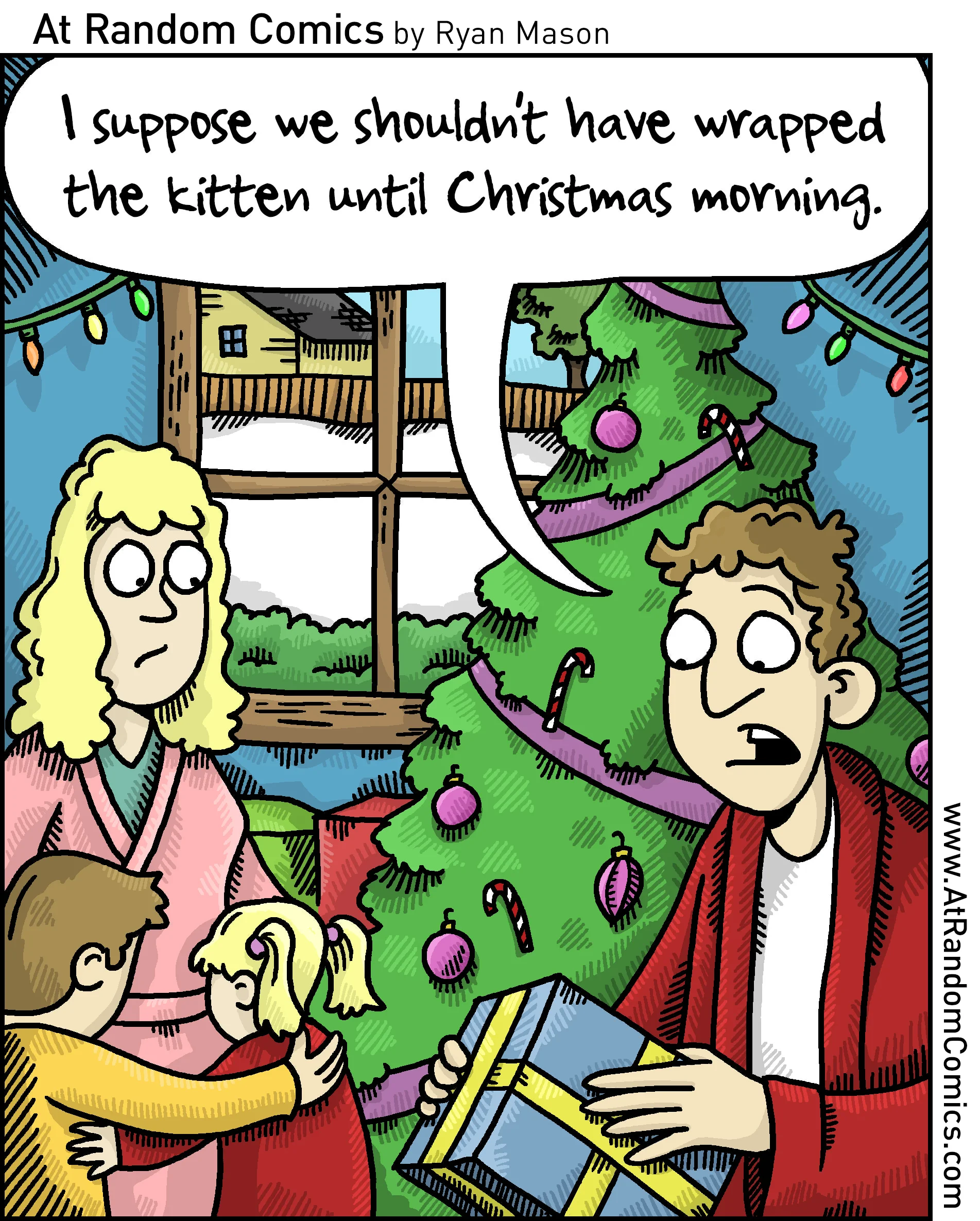 Christmas Kitten