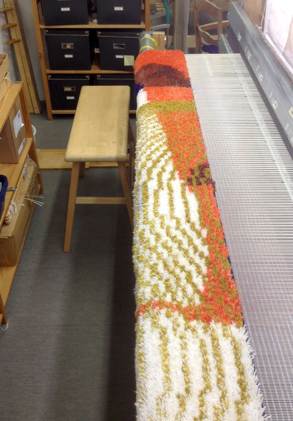 My job was to visit the studio every 2 weeks to see how the work was proceeding.