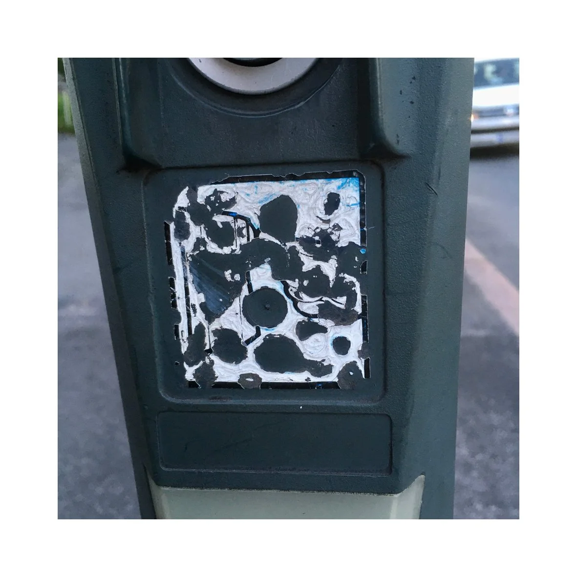  Sometimes you see patterns in the most random places. 