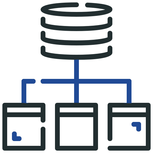 Data Modelling Rectangular Icon Background Consulting & Training — Havens Consulting