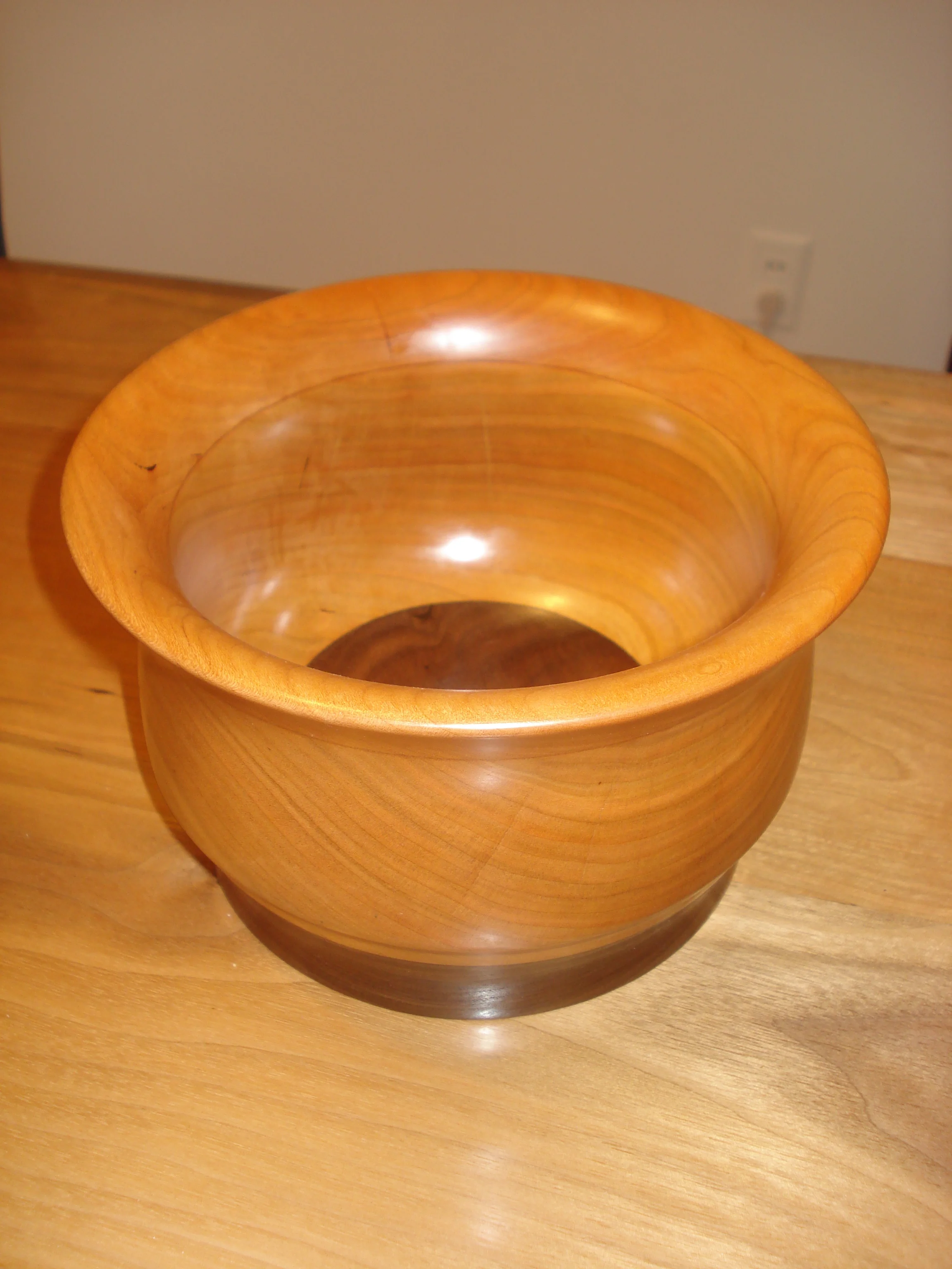  Wood bowl - Cherry and Walnut, 8w X 6"h 