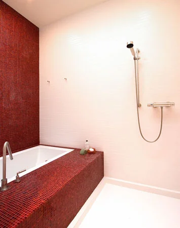  guest bathroom Malibu &nbsp;image © joshua white photography 