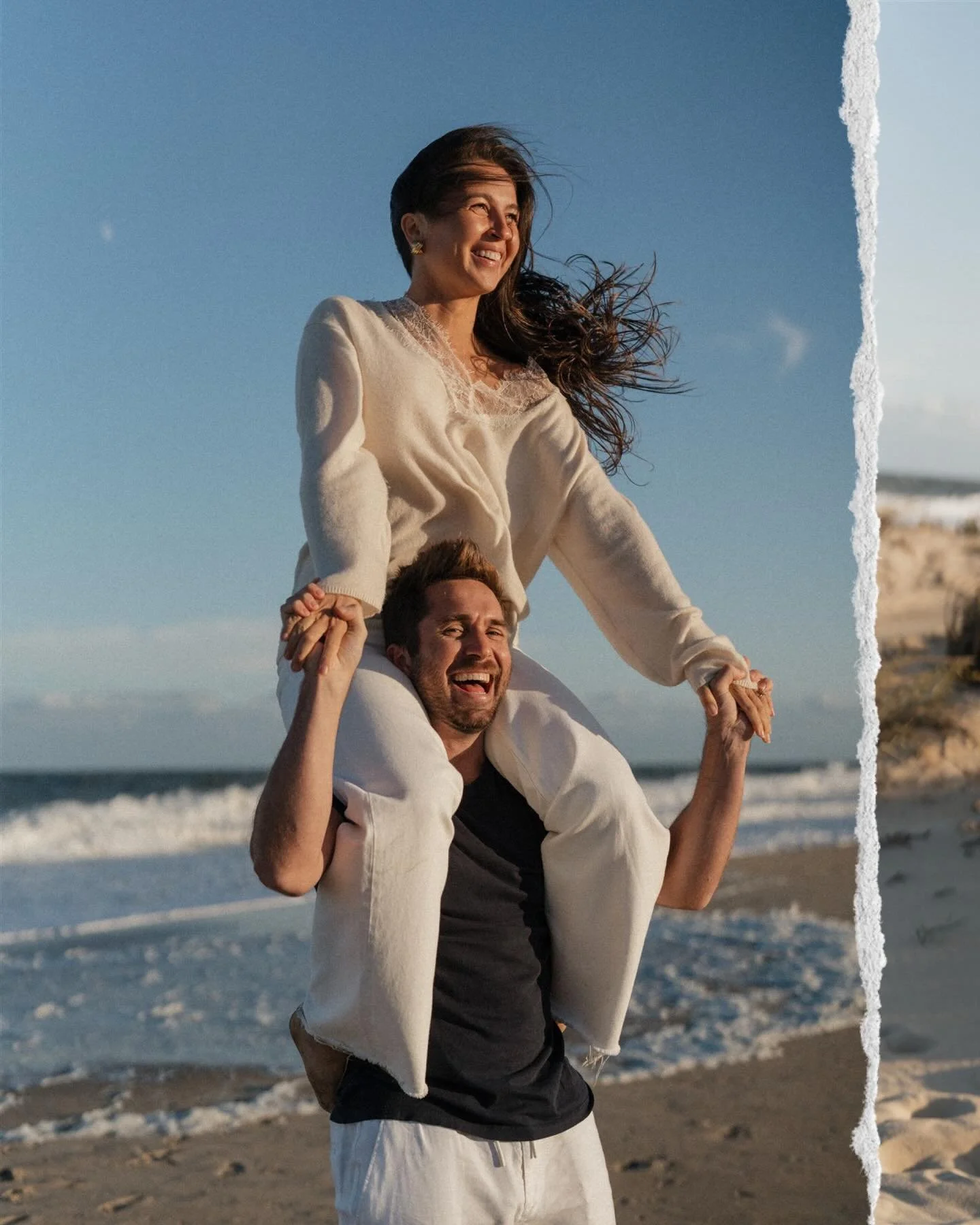 Cannot believe I&rsquo;m just now sharing this engagement session. Probably the windiest day of the year on the beach but these two didn&rsquo;t care and they killed it 🔥  one of my favs ever!