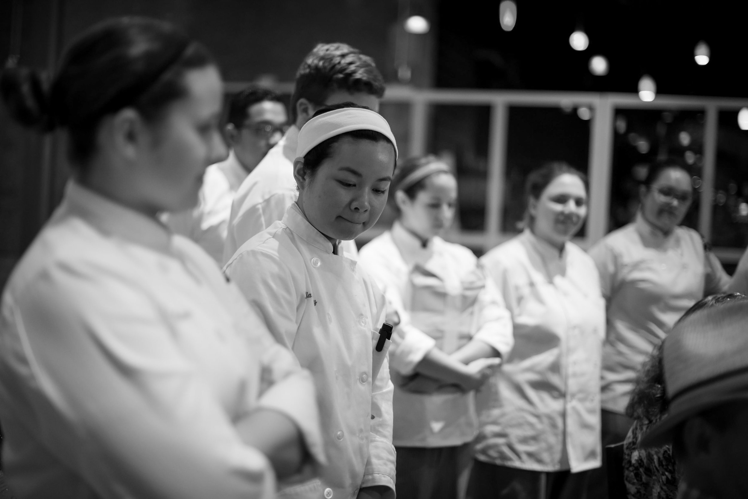 Students during the presentation.