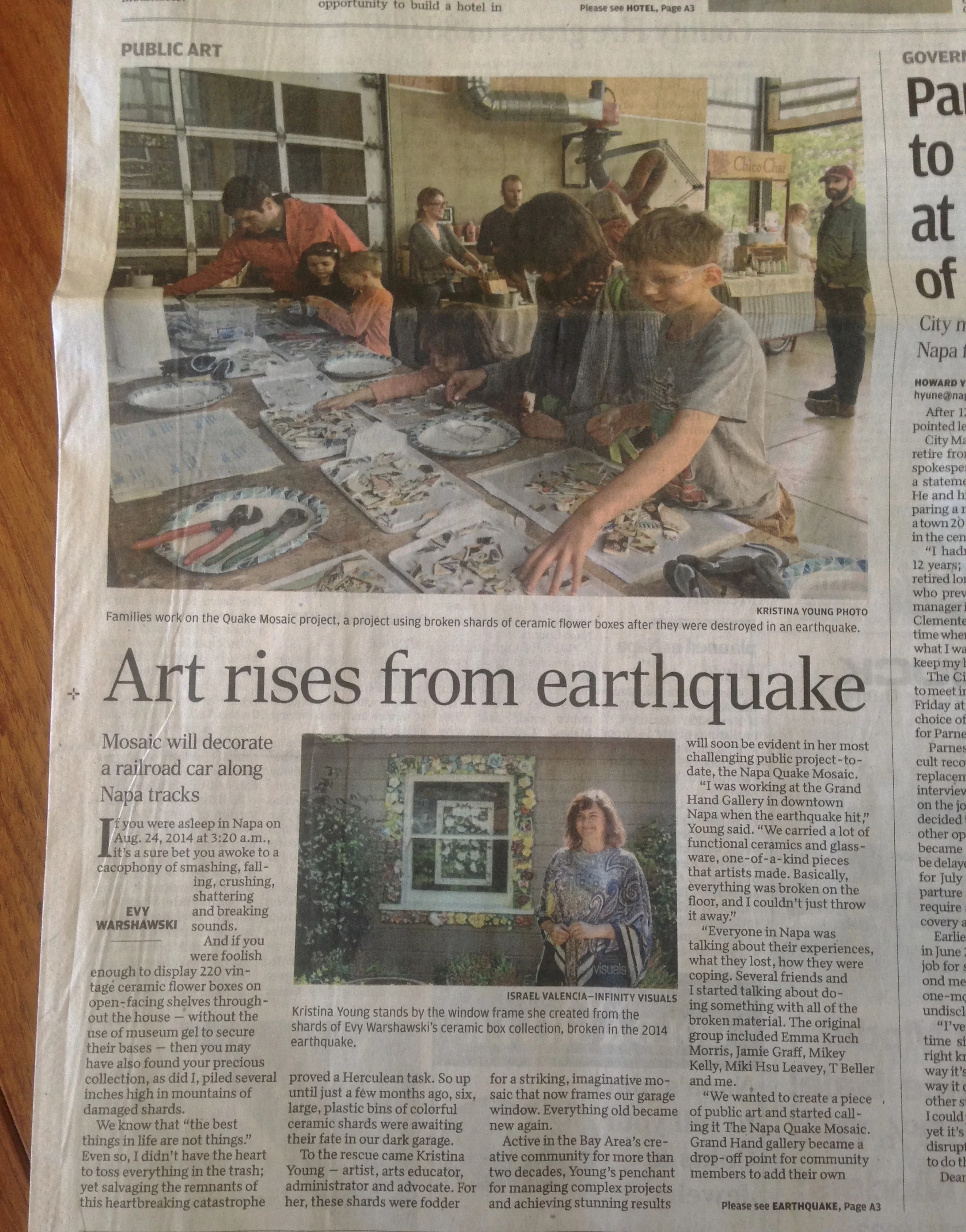 We made the Front Page!