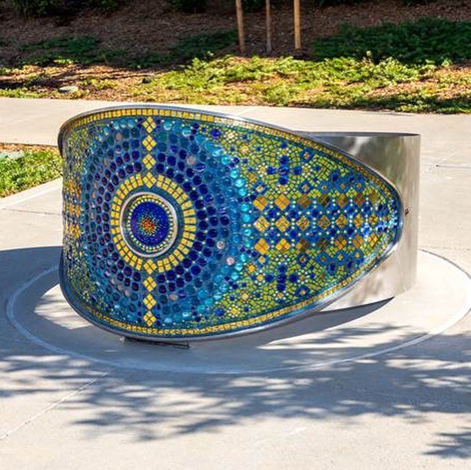 Installed! What an honor to be part of the team that brought Brenda Louie&rsquo;s design to life. &ldquo;The Ring&rdquo; is now on view in @mckinleyvillage in Sacramento. The @sacramento_city_council named the park after native son, Russ Solomon, ent