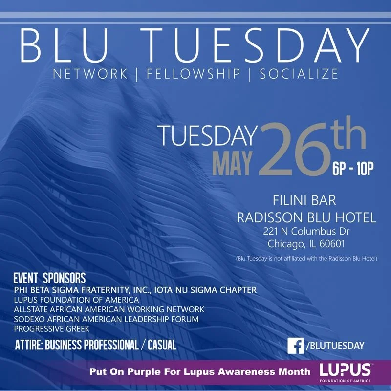 Blu Tuesday turns purple.