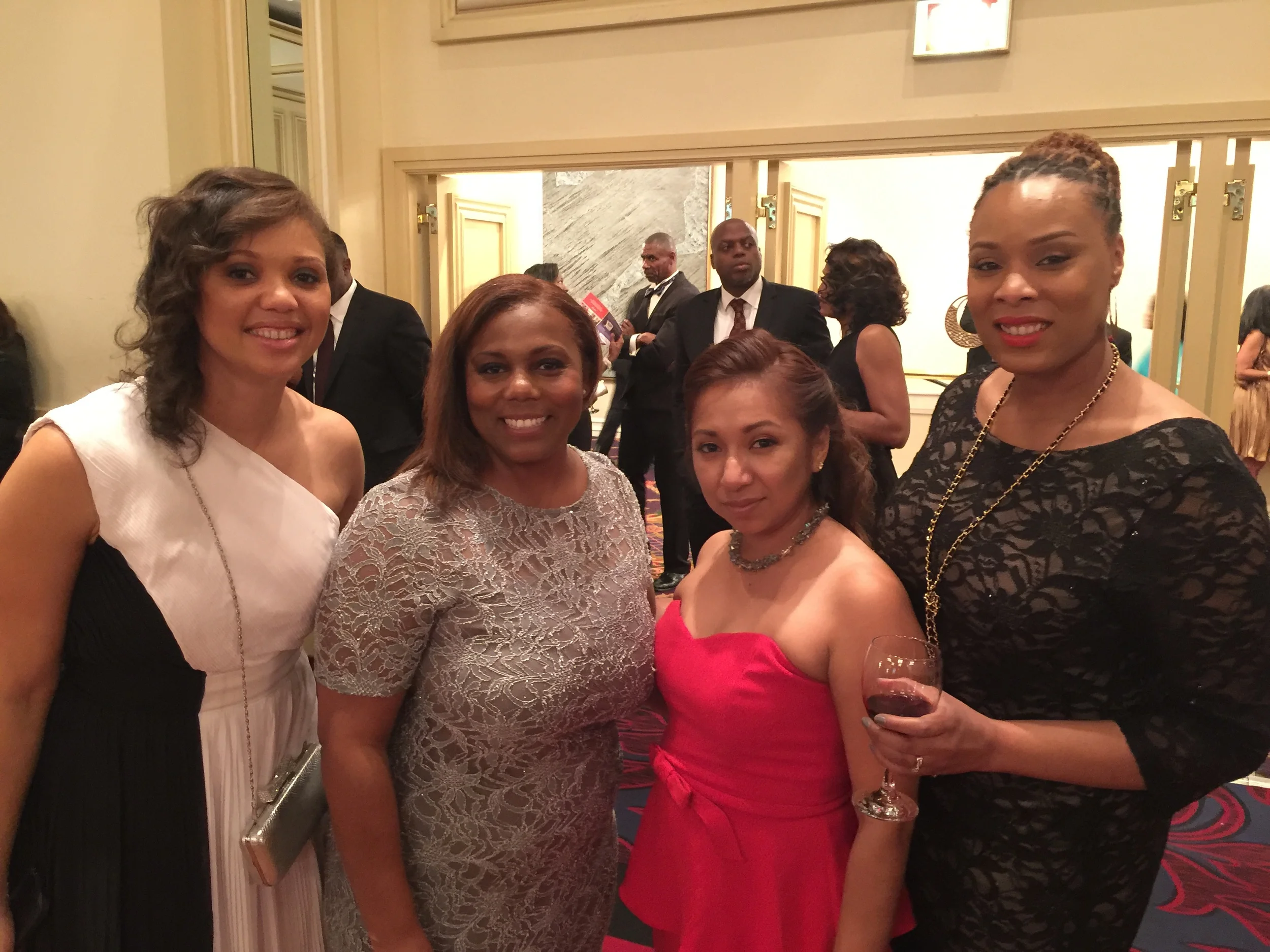 My lovely wife (far right), Ruth Davis, of www.ruthdavisbeauty.com, provided makeup artistry to the ladies of CUL development.
