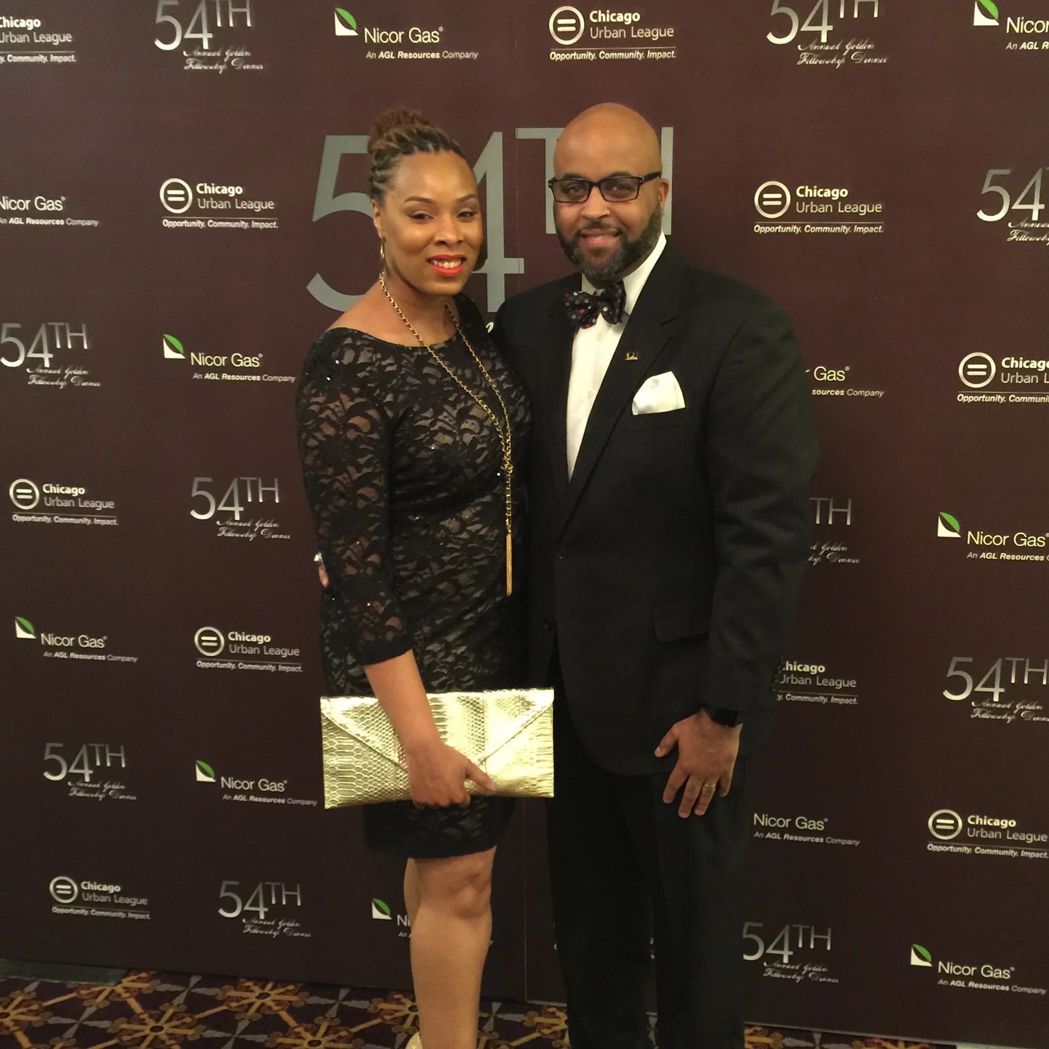 With my better half, Ruth.