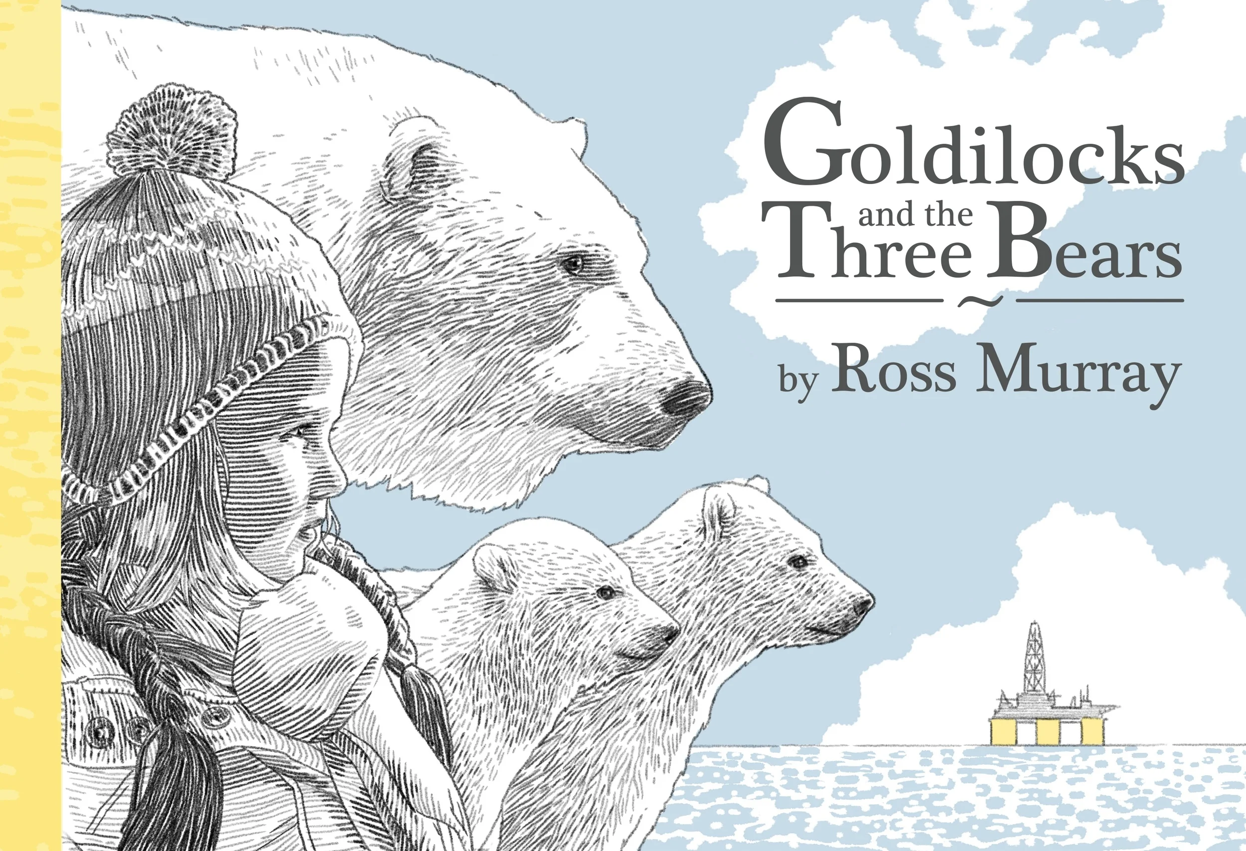 Ross Murray's cover art Goldilocks and the Three Bears