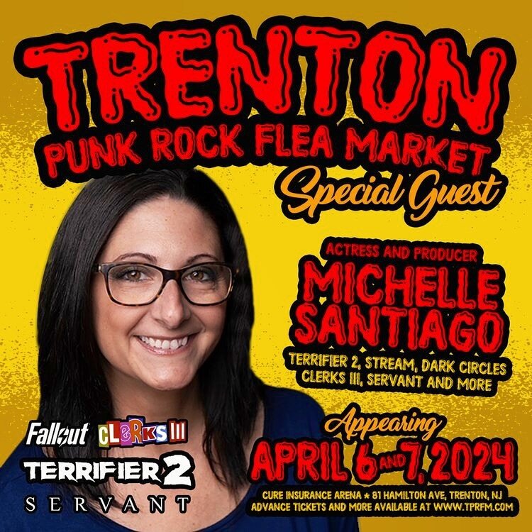 👉👉 MEET MICHELLE SANTIAGO OF TERRIFIER 2, SERVANT &amp; MORE TODAY AT THE TPRFM!👈👈

Don&rsquo;t forget to catch our new friend, actress and producer, Michelle Santiago, who&rsquo;s hanging out all day today on the area floor right next to Richie 