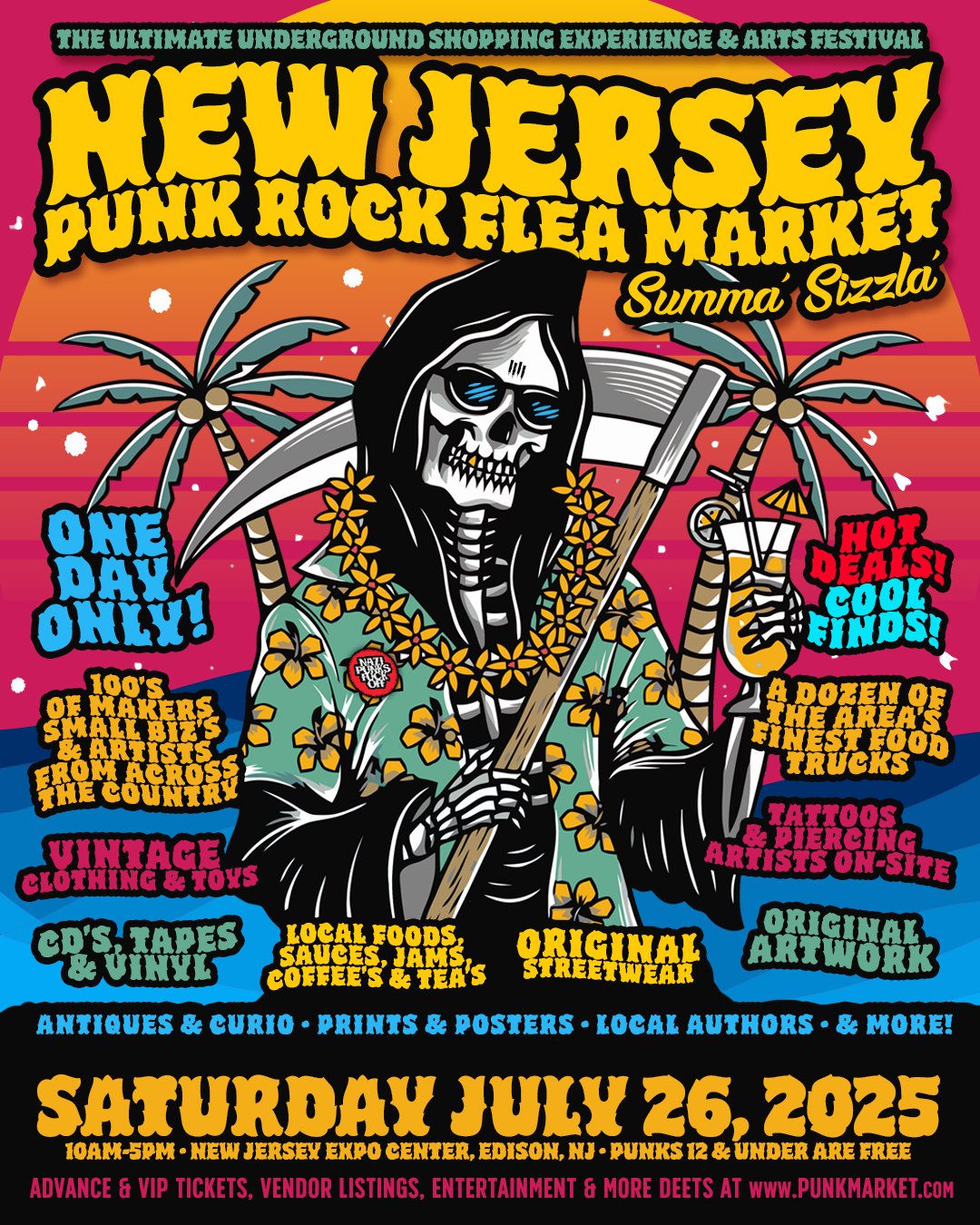 ⚡💀 AND THAT&rsquo;S A WRAP ON SPRING FLING 2025! 💀⚡

A massive THANK YOU to the thousands of weirdos, wildlings, punks, pickers, and professional treasure hunters who packed the Cure Insurance Arena for our Spring Fling edition of the NJ Punk Rock 