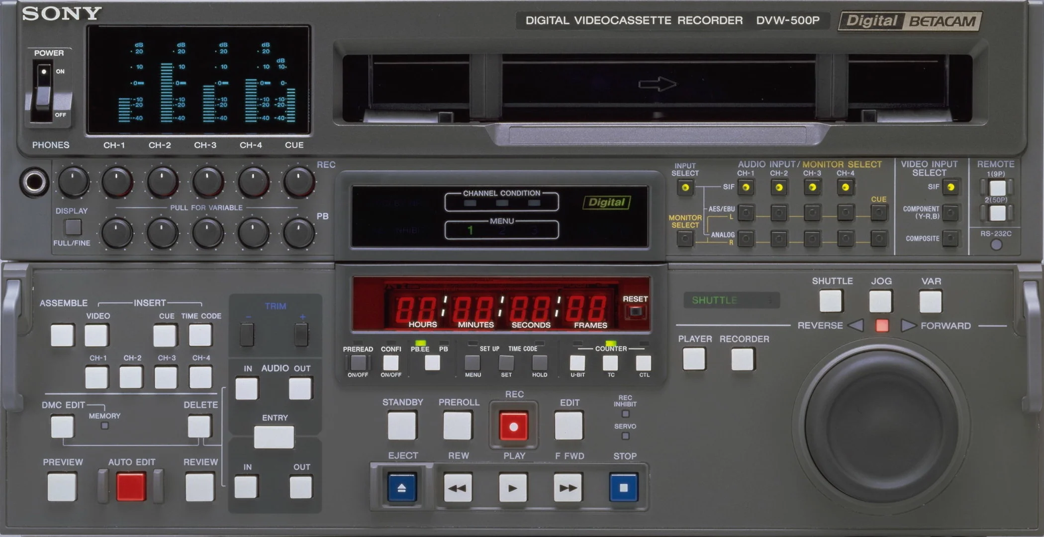 Sony DVW-A500P PAL Betacam SP & PAL Digital Betacam VTR