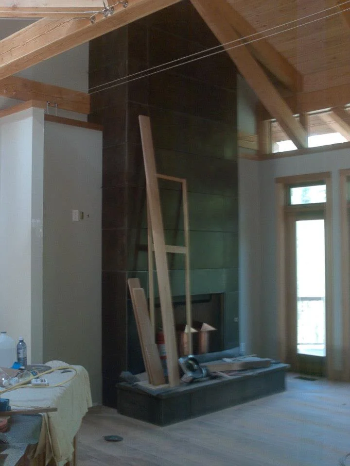 Black Fireplace