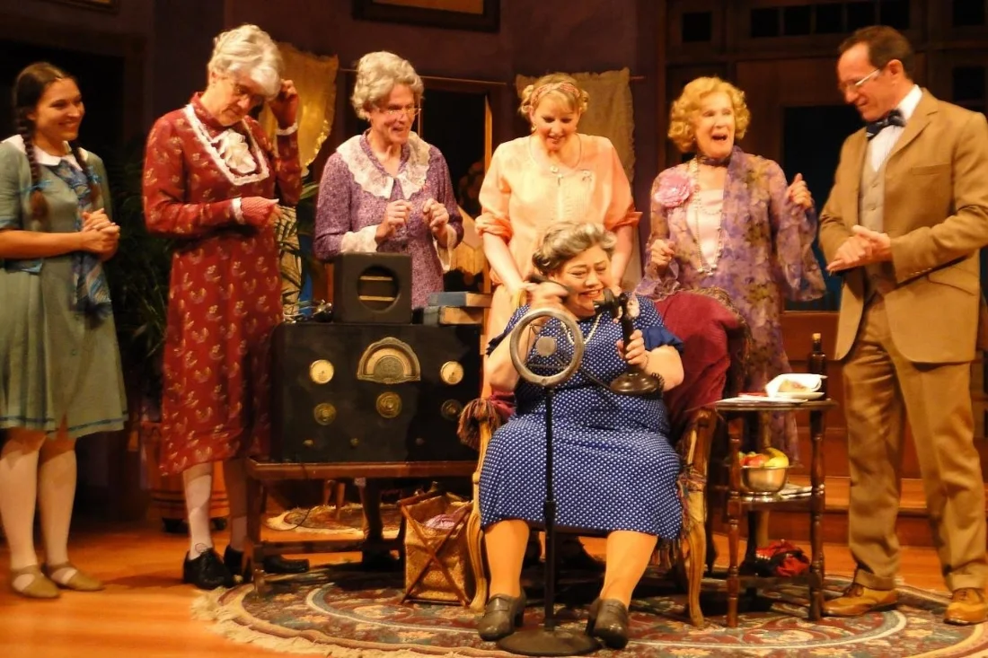 Left to Right: Katrina Yaukey, Mike Craver, Guy Strobel, Jessica Tyler Wright, Mary Stout, Joy Franz, and Michael Brian Dunn