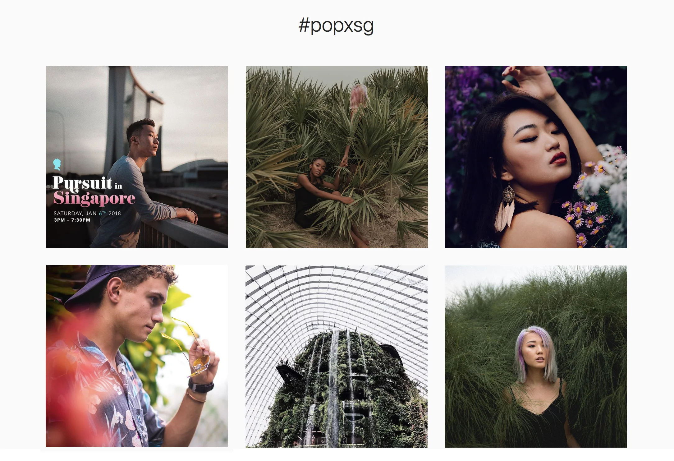 Select photos above via #PoPxSG