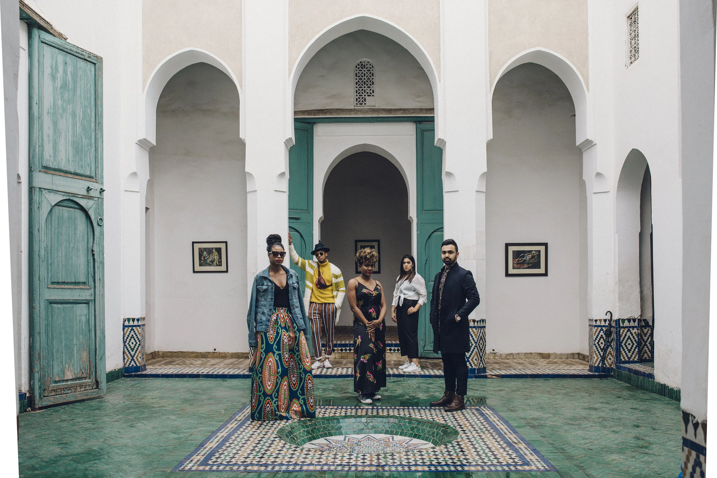 Sherine, Karston, Shauna, Sanjida and Syed. Photo by Saunak Shah