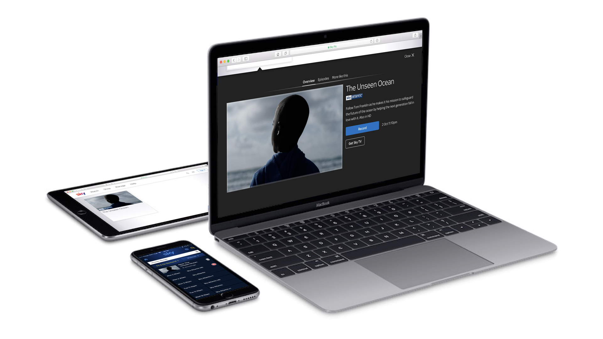 Volvo's film content series sits alongside Sky Atlantic's premium entertainment line up and is available anytime via Sky+ app