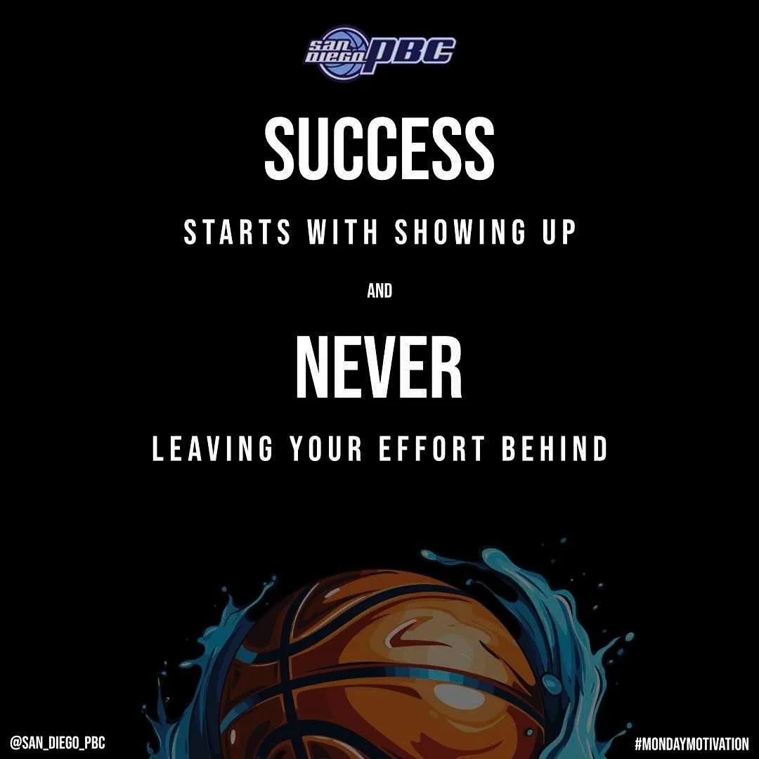 Success starts with showing up &mdash; and never leaving your effort behind.

#MondayMotivation #SanDiegoPBC #YouthBasketball #PBCFamily #HardWorkPaysOff