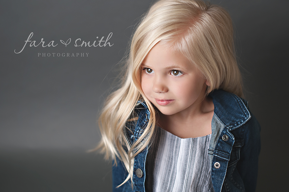 studio portraits, child model