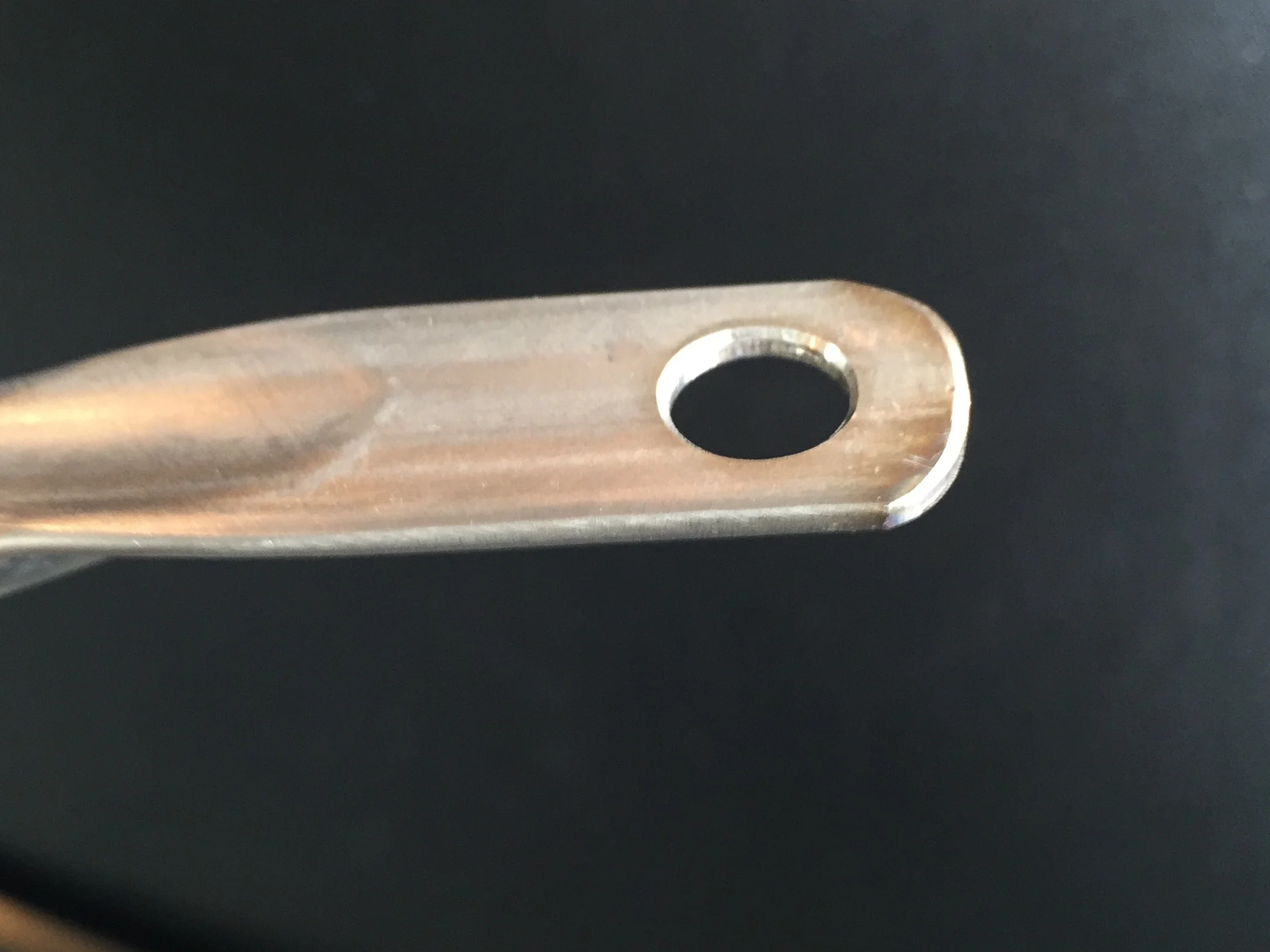 Rod end showing hole chamfer.JPG