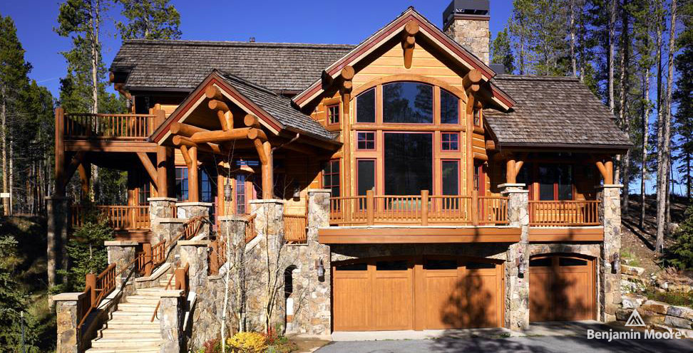 Log House Staining