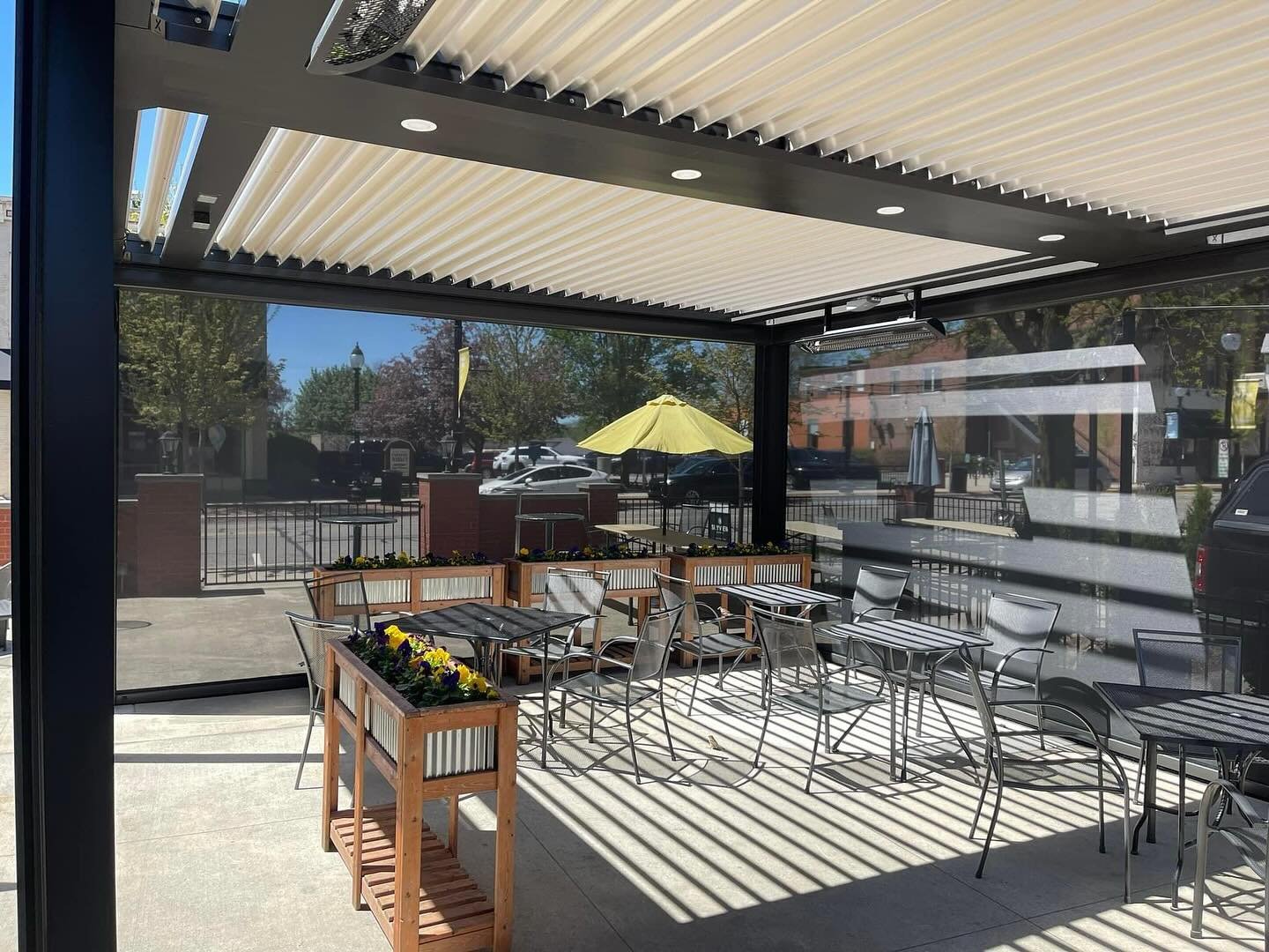 Rain, wind or shine&hellip;it&rsquo;s patio time!

The pergola is officially open!  Sincere appreciation to our supporters for helping us make this happen!  It&rsquo;s pretty awesome!