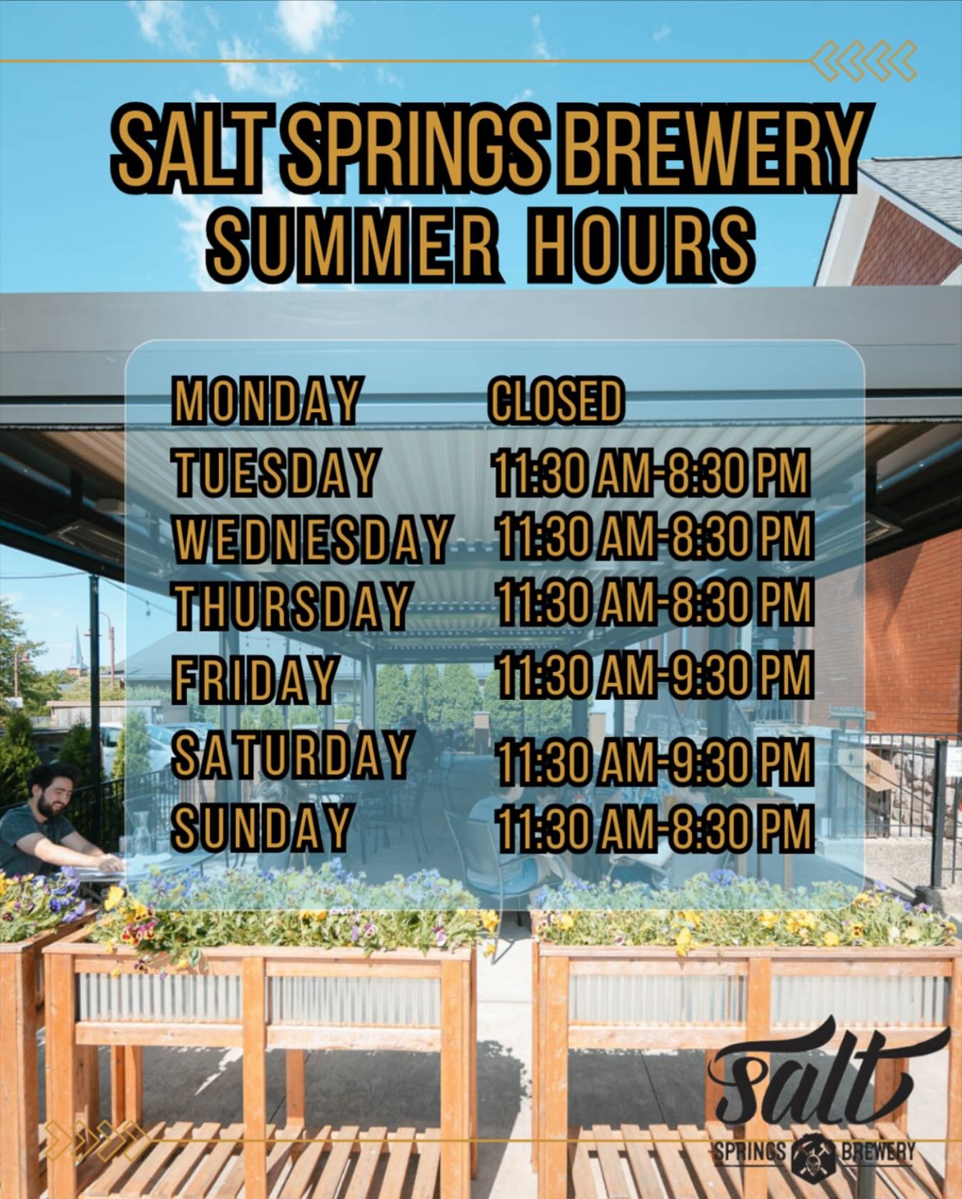 Summer hours are now in effect!