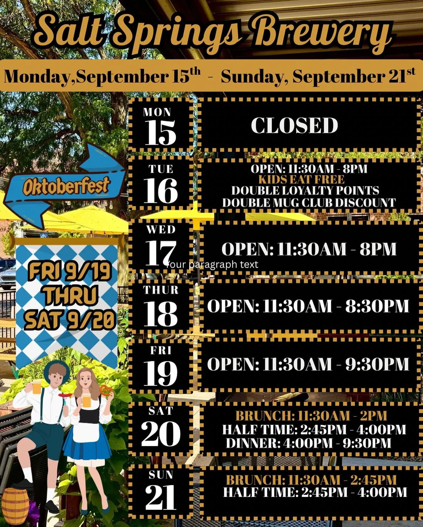 This week at Salt Springs Brewery! 🍻