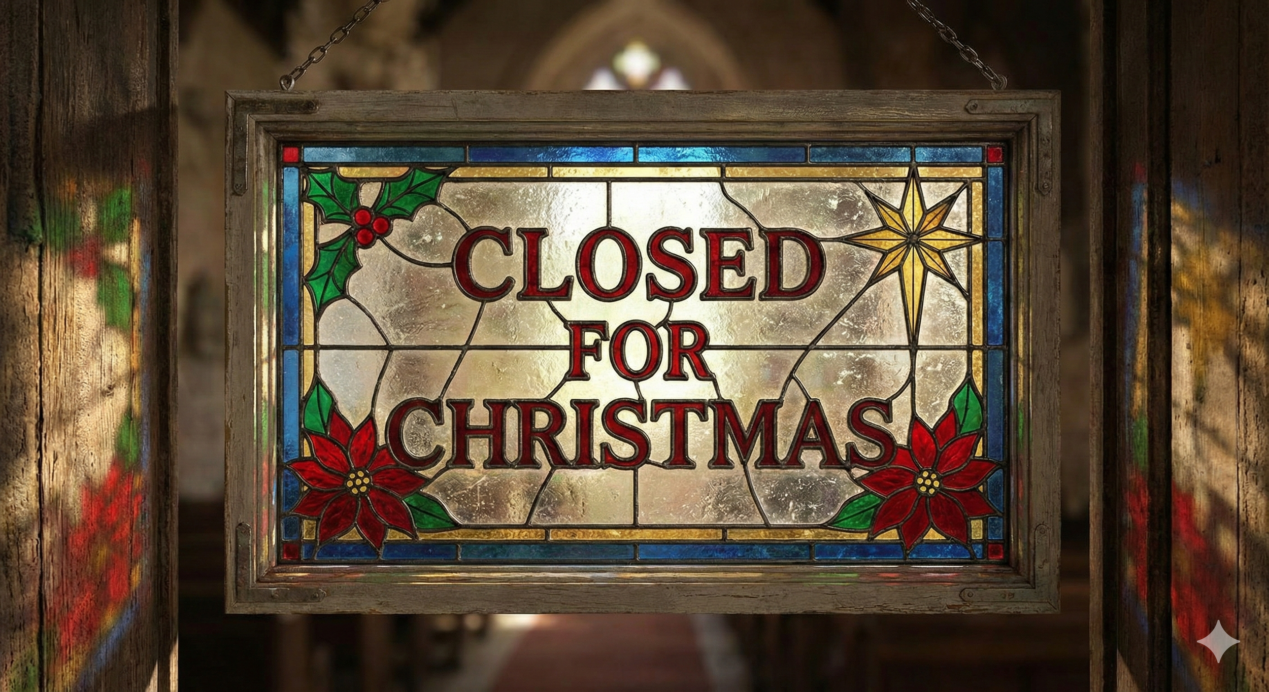 CLOSED FOR CHRISTMAS