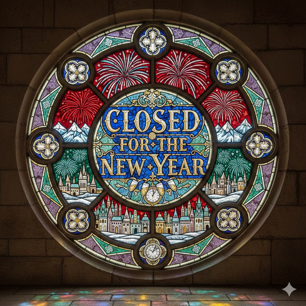 CLOSED FOR NEW YEARS