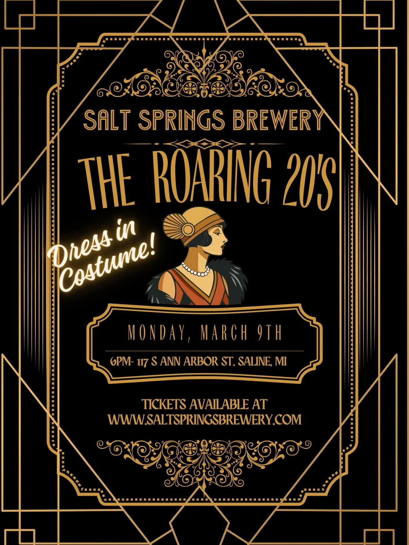 Saline, it&rsquo;s time to step into The Roaring 20&rsquo;s 🥂✨
We&rsquo;re turning back the clock for our next Dinner Pairing Series &mdash; five decadent courses, perfectly paired cocktails + wines, and a night that calls for full Gatsby energy.
Th