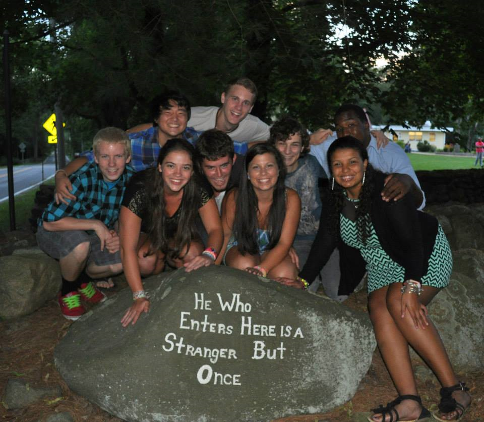 A painted rock at the entrance of the camp reads “He who enters here is a stranger but once.” That has been the experience of generations of people who have come and called ECC a second home. We welcome you as part of the family, and hope that you will come be part of our community and find another home! 