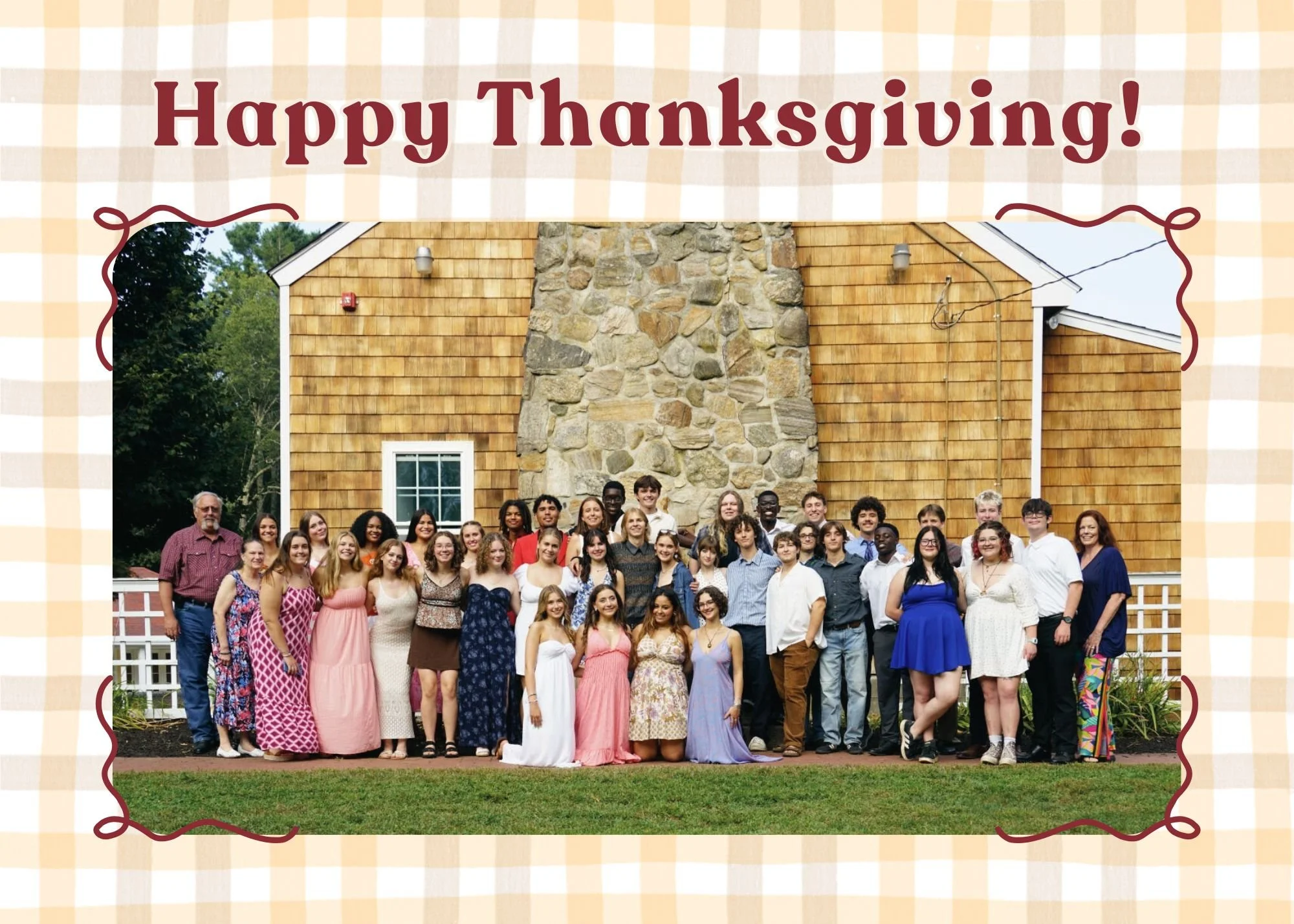 Happy Thanksgiving from our ECC family! This year we are thankful for our incredible staff, our beautiful property, and our supportive community. We hope you all have a safe holiday weekend! We will be back in the office on Tuesday, December 2.