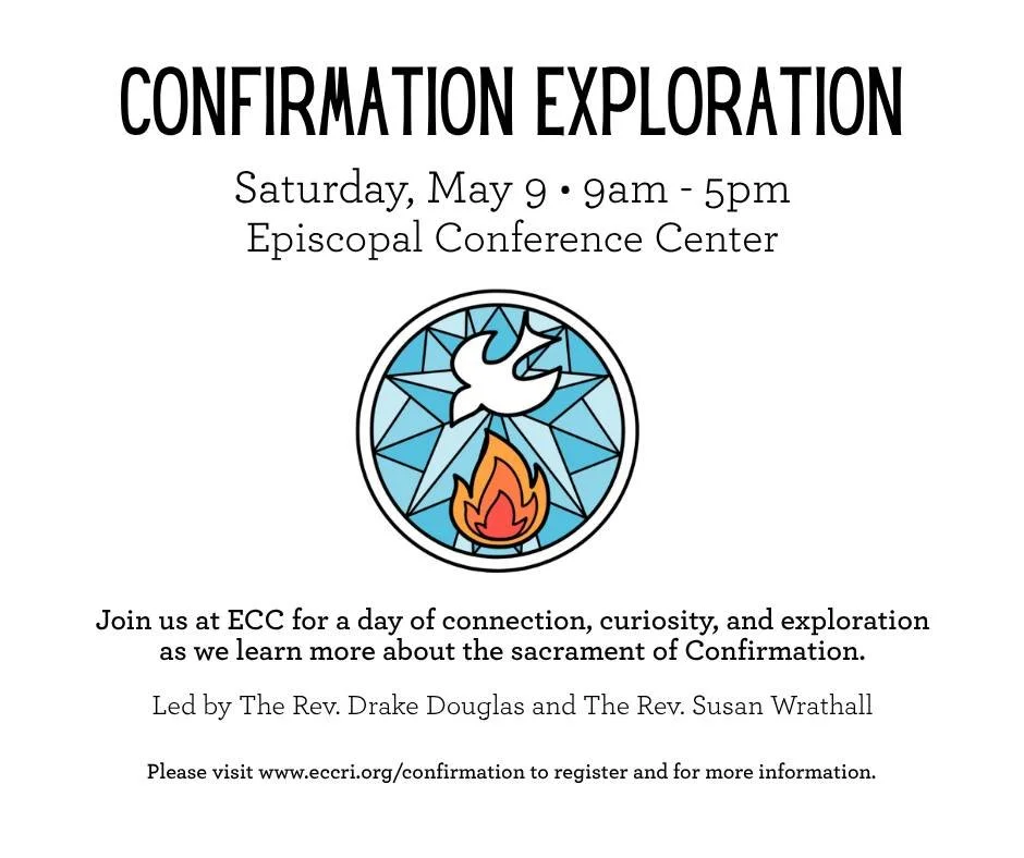 Join us at ECC on Saturday, May 9 for a day of connection, curiosity, and exploration as we learn about the sacrament of Confirmation. Led by The Rev. Drake Douglas and The Rev. Susan Wrathall, this day offers a strong introduction, with continued pr