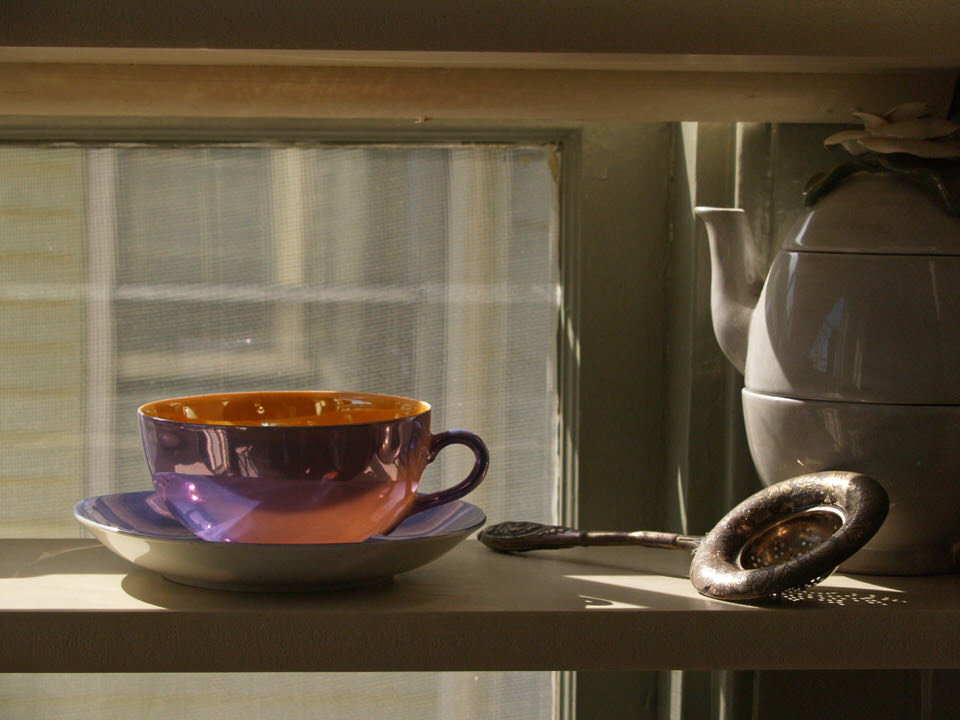 Lusterware tea cup