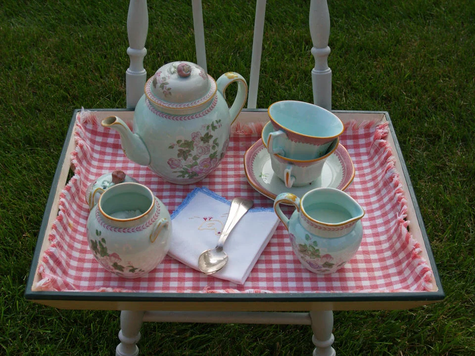 M's tea tray