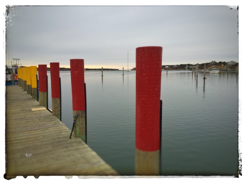 Red & yellow pilings