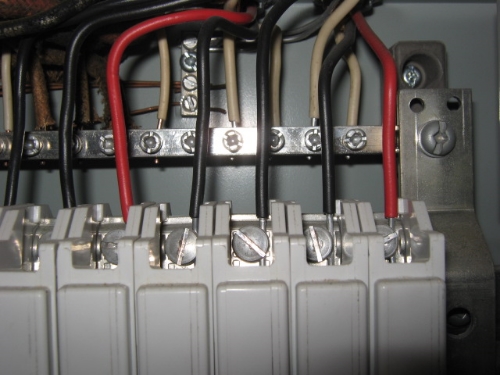 Aluminum wiring in the panel