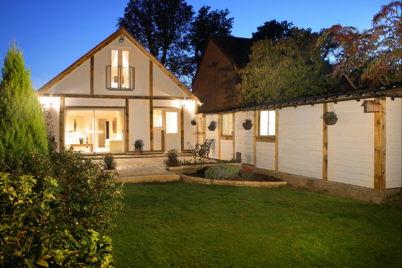  A small house in the backyard is less imposing than a triplex out front