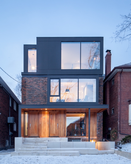Here's a midtown single family home that was converted into a legal triplex - no sloppy tenants will be living here - Photo: Dwell.com