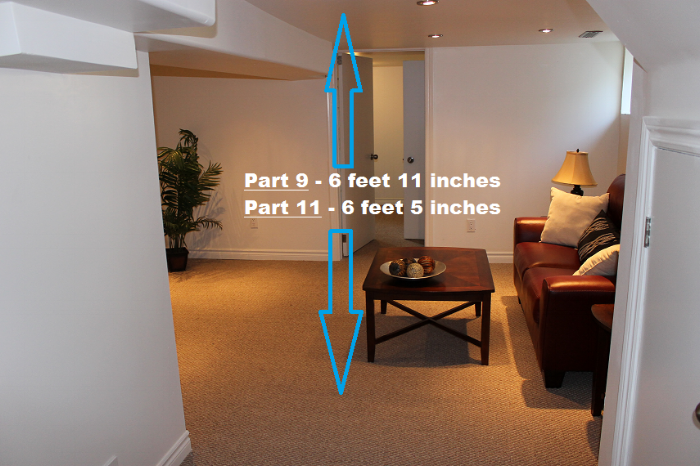 Height requirements for basement suites