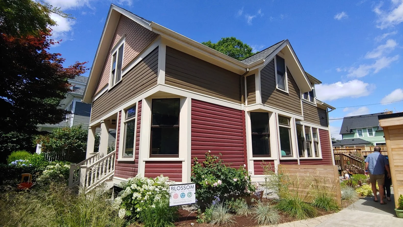 Here’s one with a beautiful basement apartment