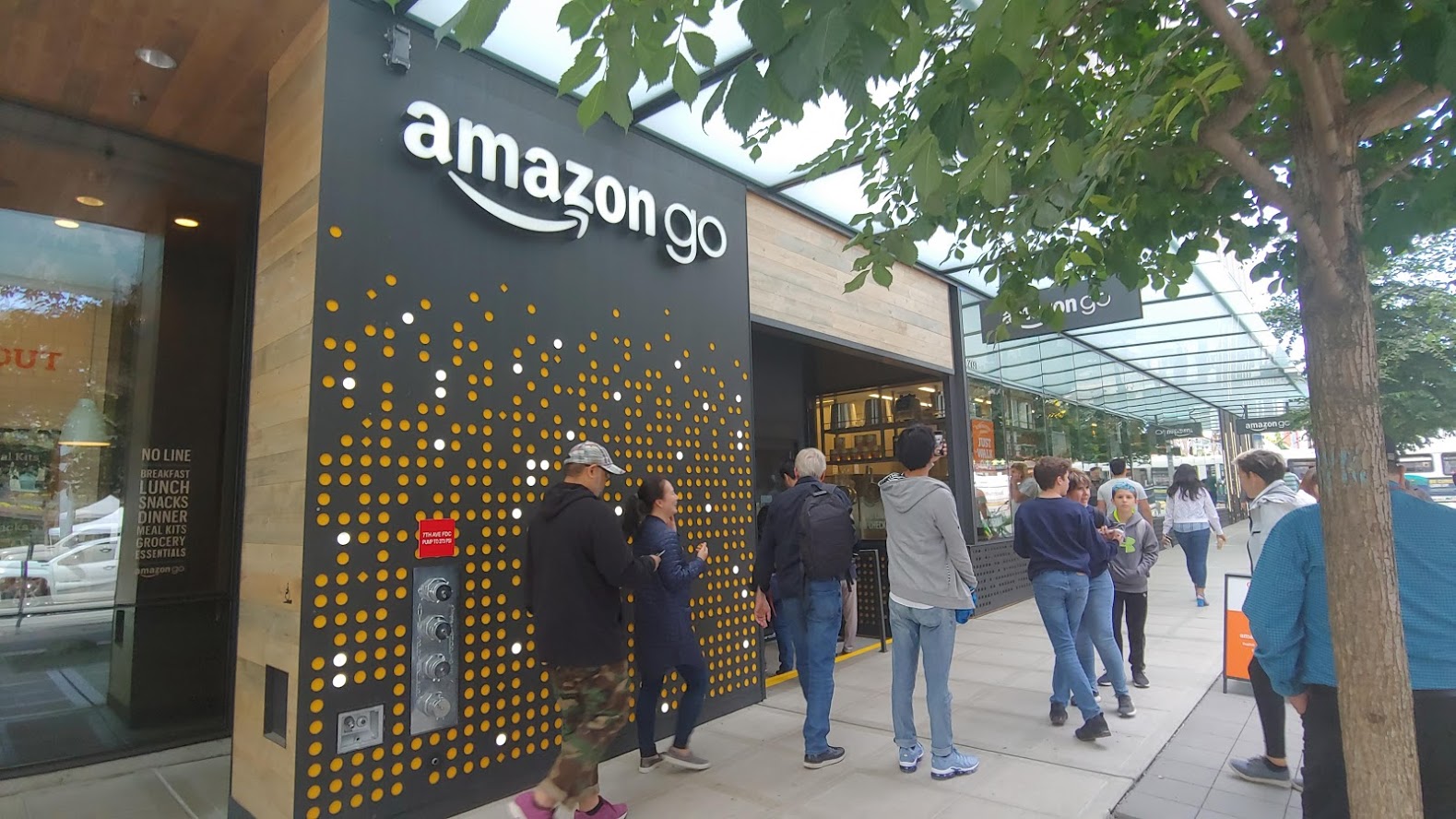 It felt weird walking into the store, grabbing a burrito and leaving without paying. Then I saw the bill on my Amazon account!