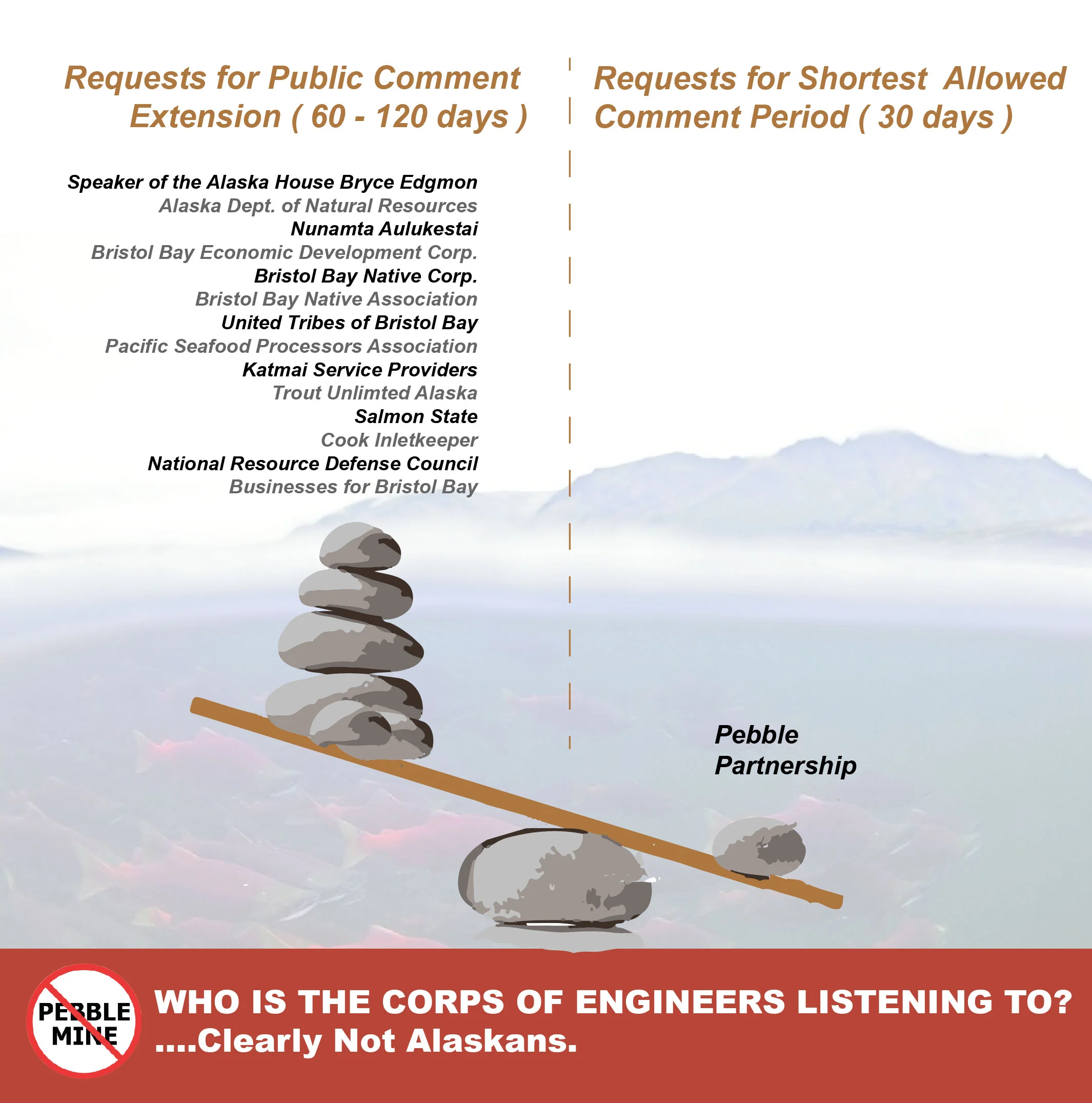 Pictured Above: Organizations who had requested the extension before this news broke. 