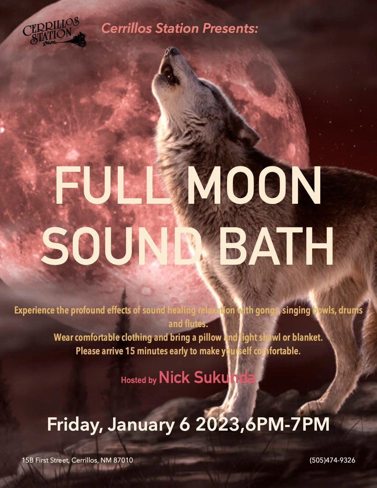 Full Moon Sound Bath Hosted by Nick Sukunda