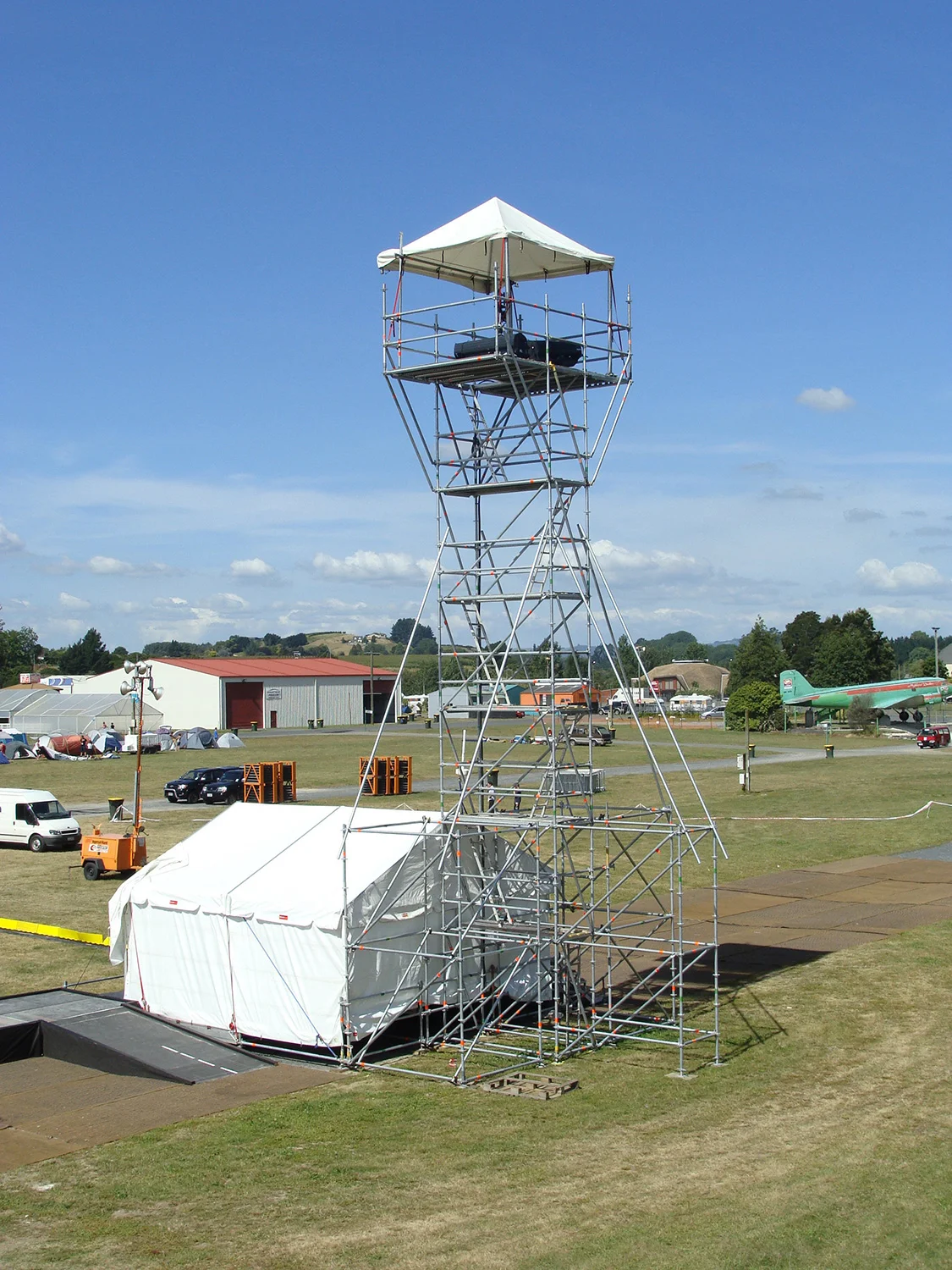 Split-Level AV Plus Follow Spot Tower