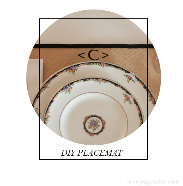 DIY Placemats | Popcosmo