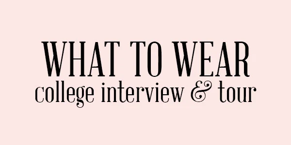 college interview and college tour